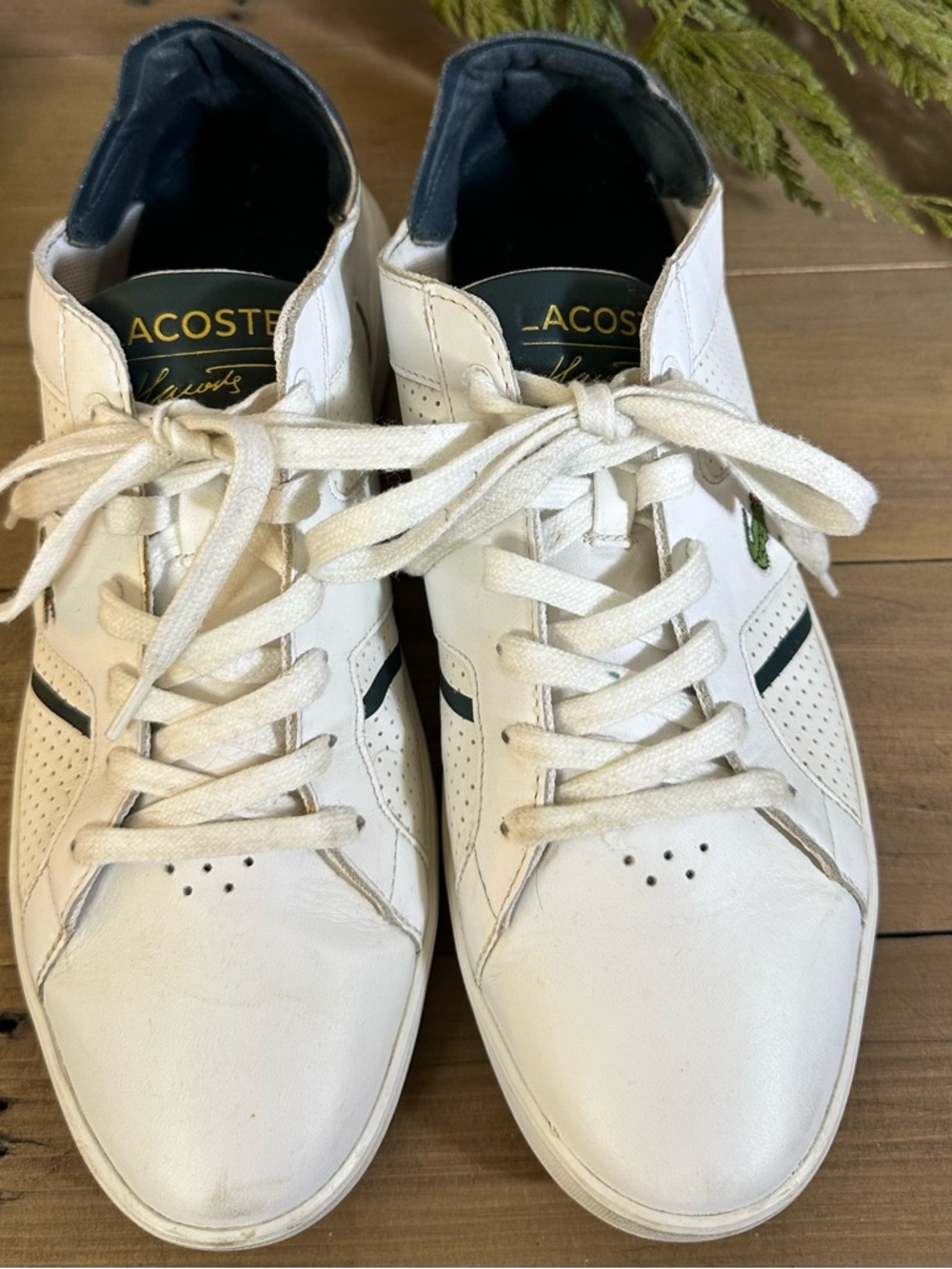 Lacoste Novas CT 118 1 sneakers
with Dark Green Detailing